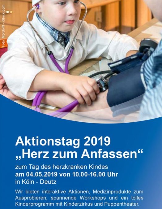 Zum Tag des Herzkranken Kindes  04.05.2019   „Herz zum Anfassen“  Eine Veranstaltung des  Bundesverband Herzkranke Kinder e.V.