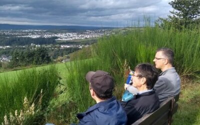 Väterwandern im Hohen Venn, Mützenich, am 22. September 2024