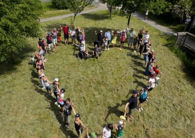 Gruppenild des Familienwochenendes